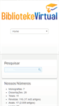 Mobile Screenshot of bibliotekevirtual.org